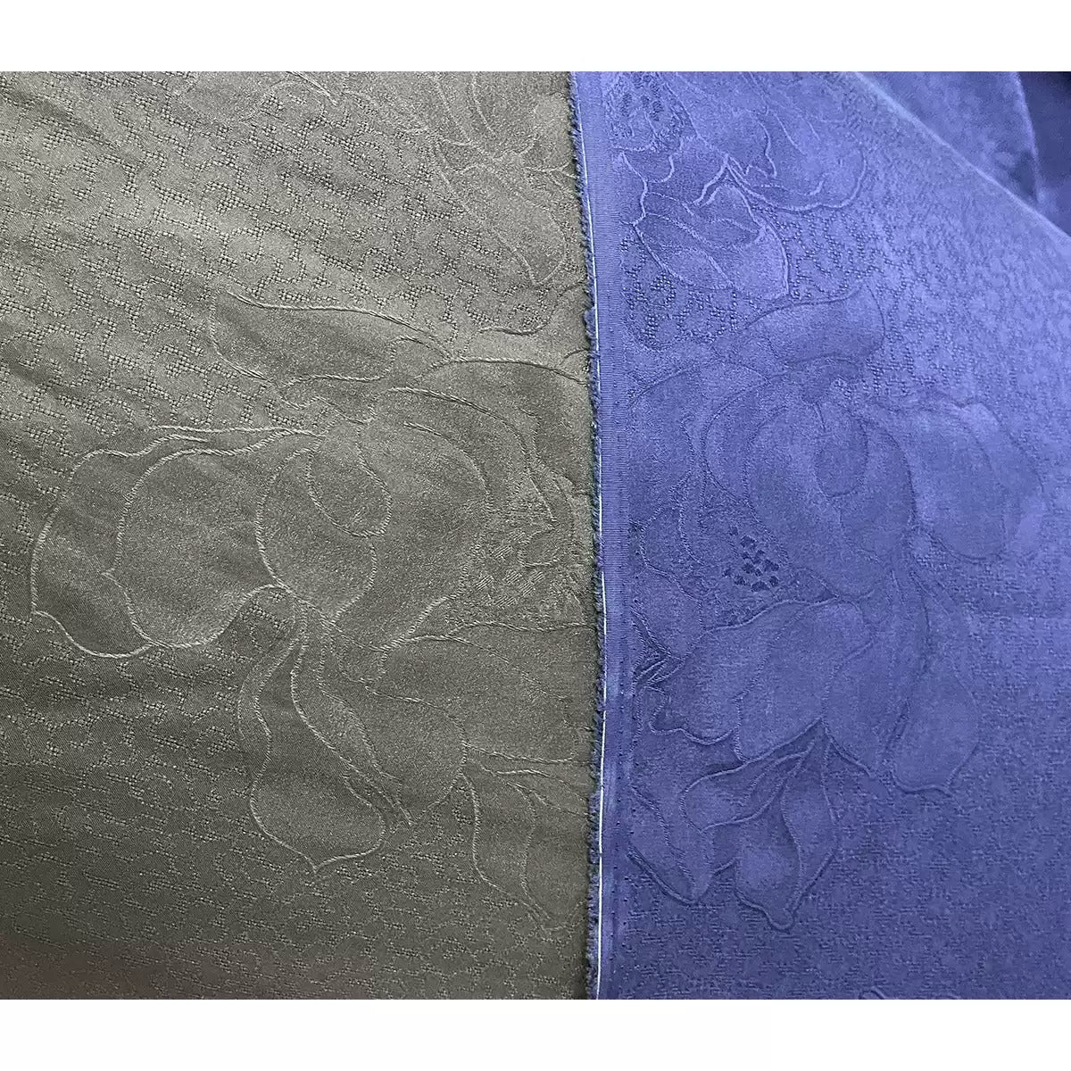 XYCSMD - Plant dyed HongYunSha Silk fabric, Openwork HUALUO, 25 momme 110cm wide by the Yard