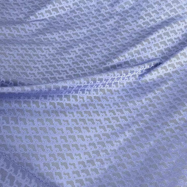 XYLN014 - Leno silk fabric, blue,  25 momme 114cm wide by the yard