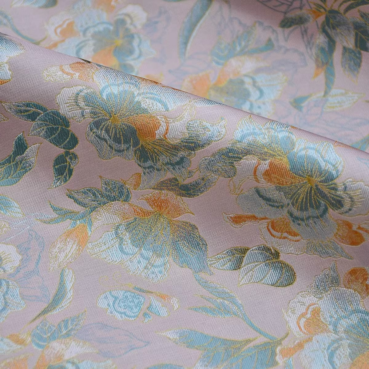 XYLDXSJ007 - Song Brocade 李德喜宋锦, 38 momme 140cm wide by the yard