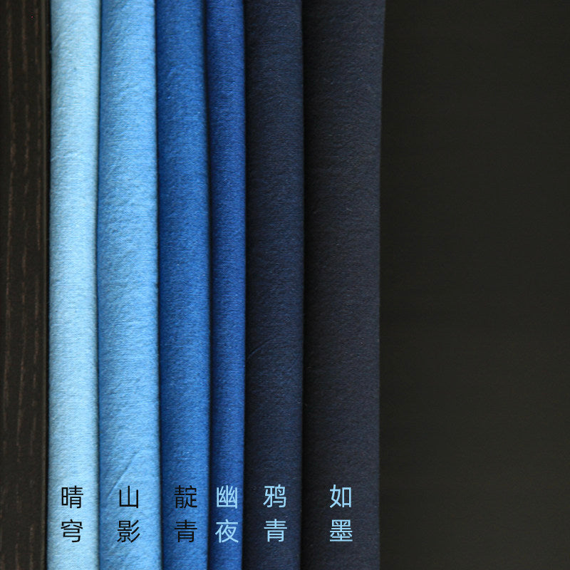 Raven Blue indigo cotton color chart #Color_Raven Blue
