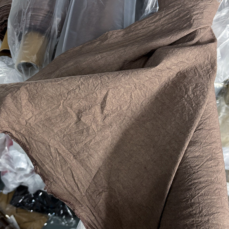 Japanese sun-dried linen cotton fabric color reference 9