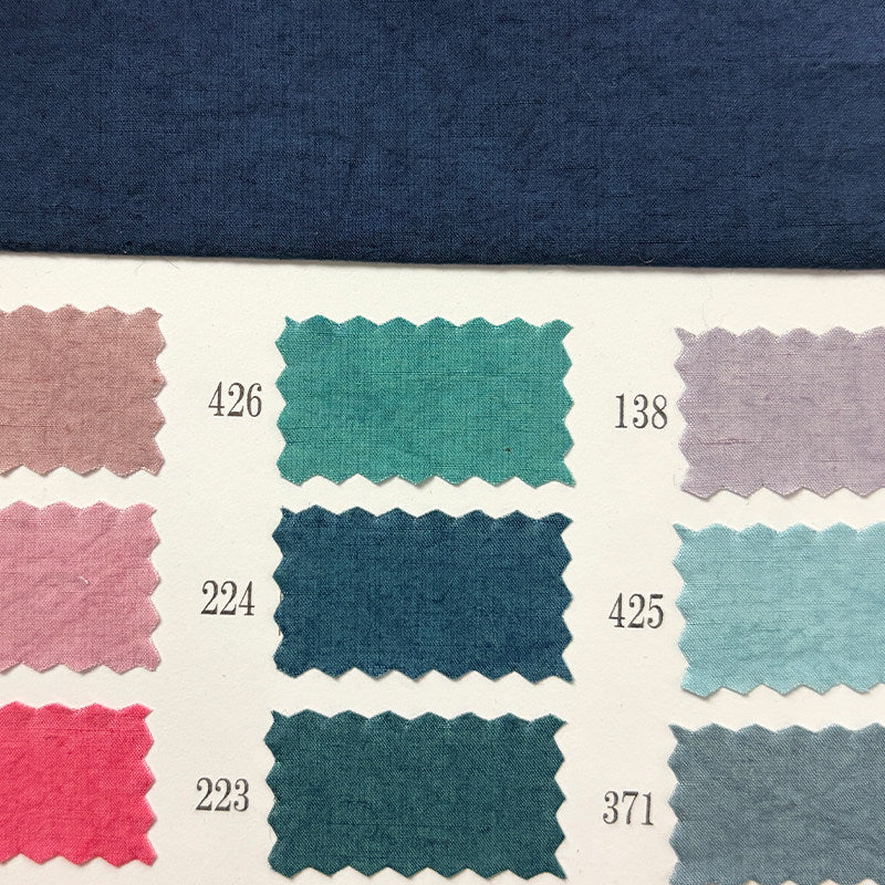 Japanese sun-dried linen cotton color reference