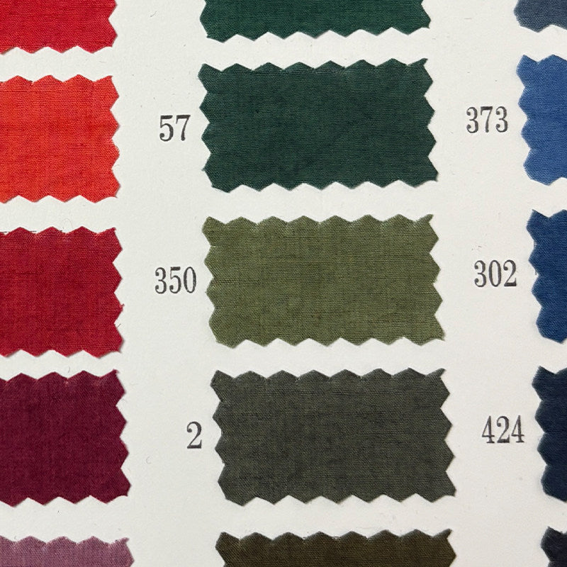 Japanese sun-dried linen cotton color reference