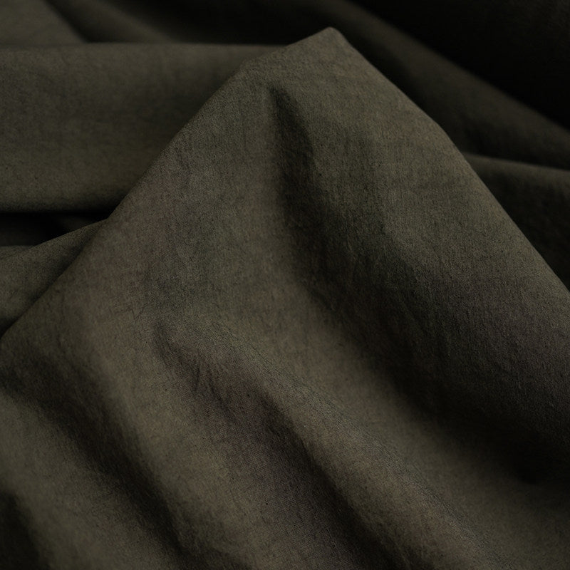Japanese sun-dried sulfur-dyed cotton linen fabric - image 5