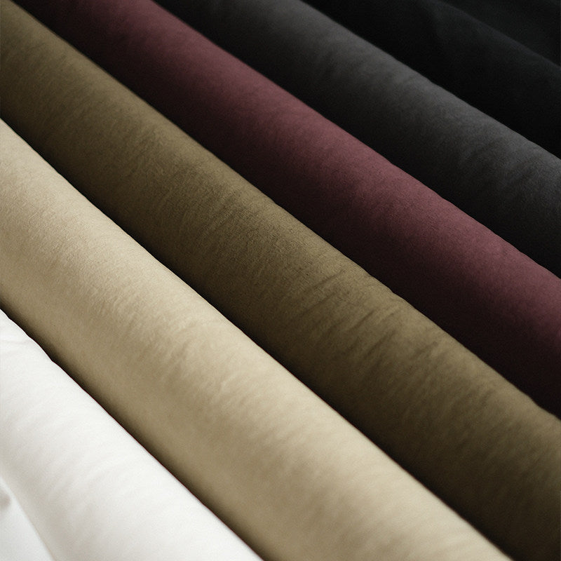 Imported sun-dried sulfur-dyed cotton linen fabric - image 2