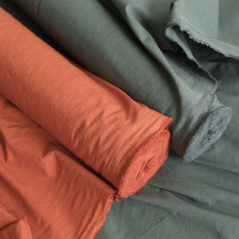 Sun-dried textured cotton fabric - main image 2