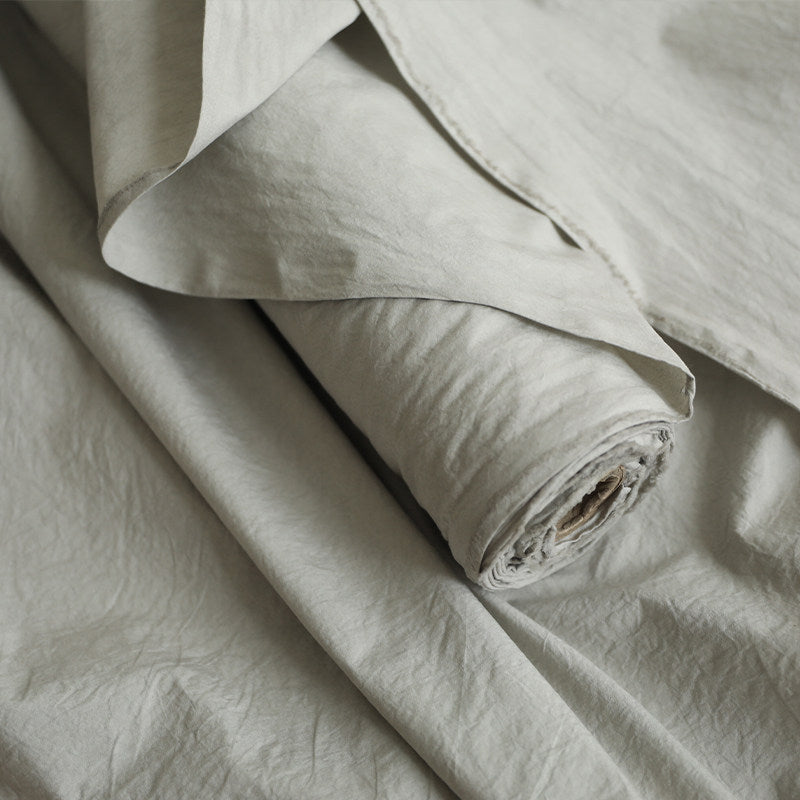 Japanese sun-dried textured cotton fabric - image 2