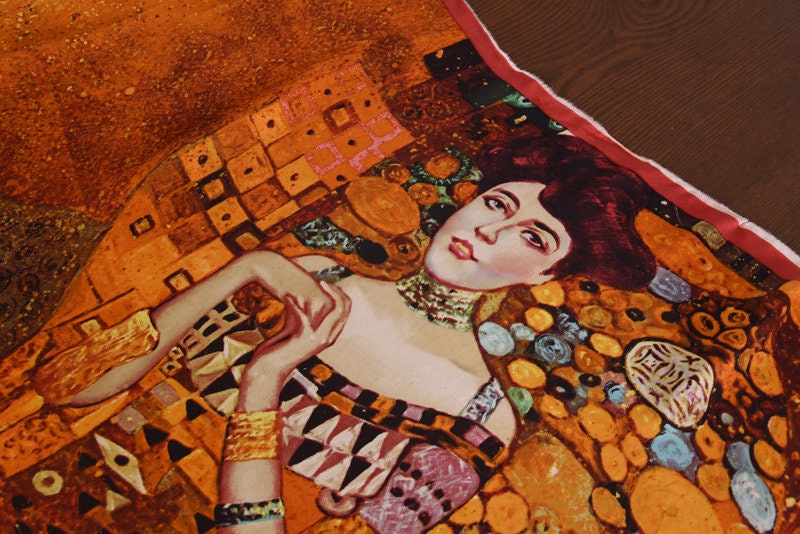 MONAIHY - Digital Printing Charmeuse Silk Satin Fabric - Fixed size 88cm wide by 88cm length