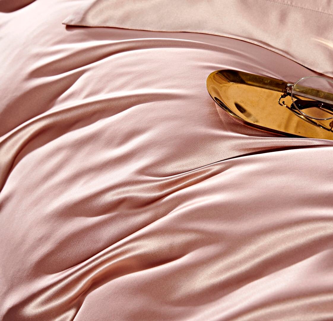 SWEET PINK - 30 Momme Silk Duvet Cover