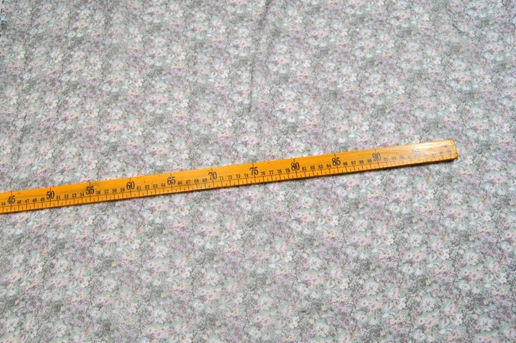 WUHUACAI - 5.5 Momme Floral Print Crinkled Silk Georgette Fabric - 140cm wide by the Yard