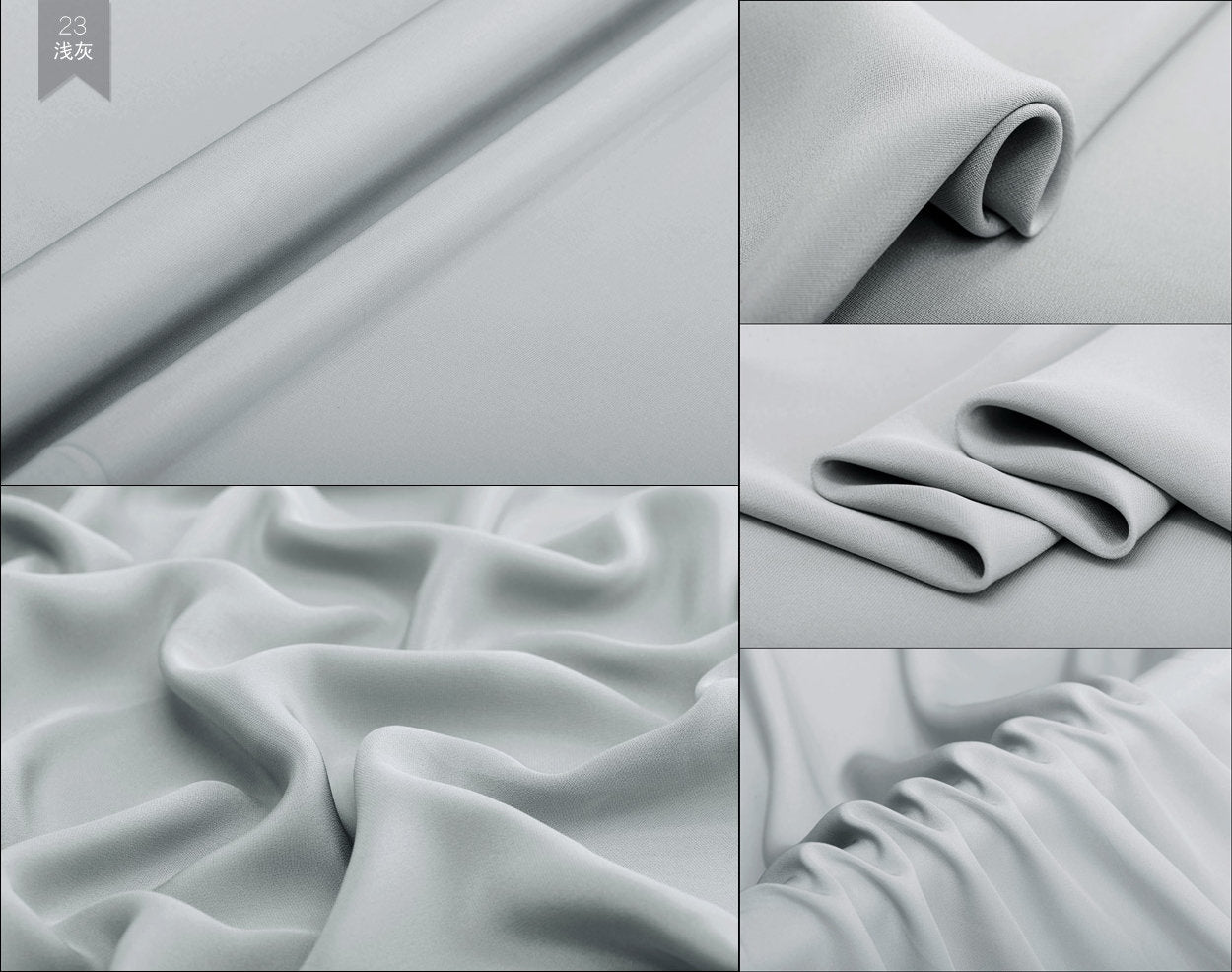 40momme 24 Colors Heavy Silk Crepe de Chine Fabric - 140cm wide by the Yard