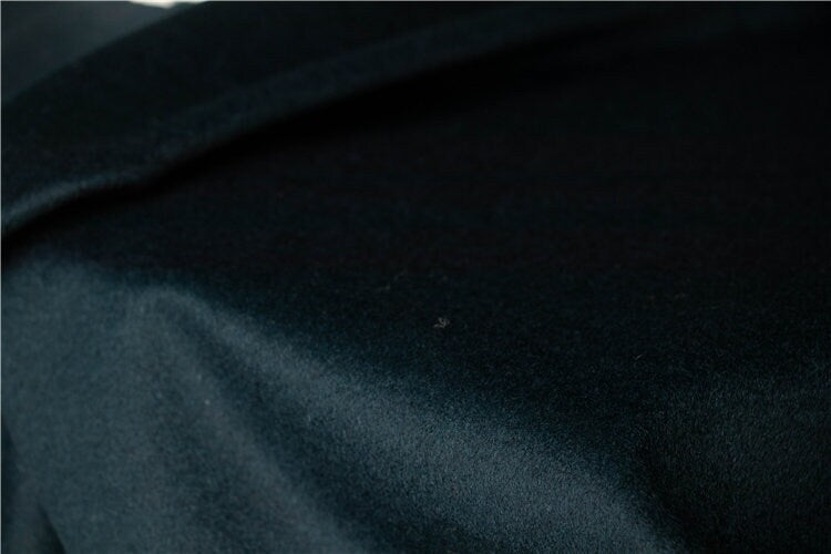 Special Black Blue Single-Sided 45% Cashmere Fabric - 150cm wide by the Yard