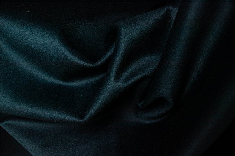 Special Black Blue Single-Sided 45% Cashmere Fabric - 150cm wide by the Yard