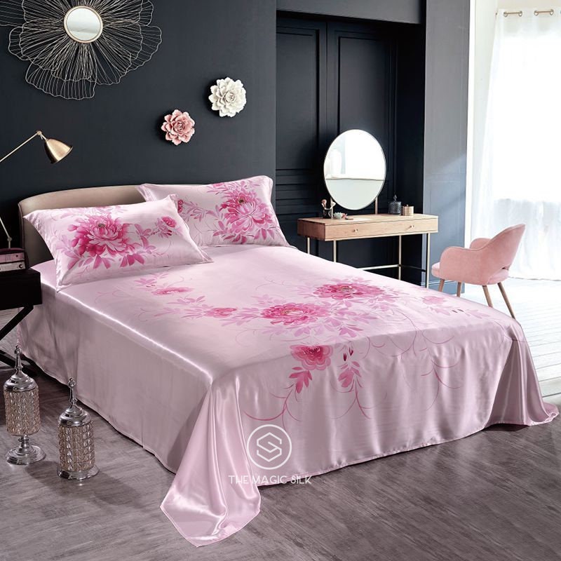 Pinky Queen  - 16 Momme 100% Silk Bedding 4pcs Suite
