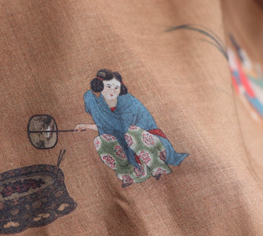 DAOLIANTU - Digital Printing Ramie Fabric-By the Yard