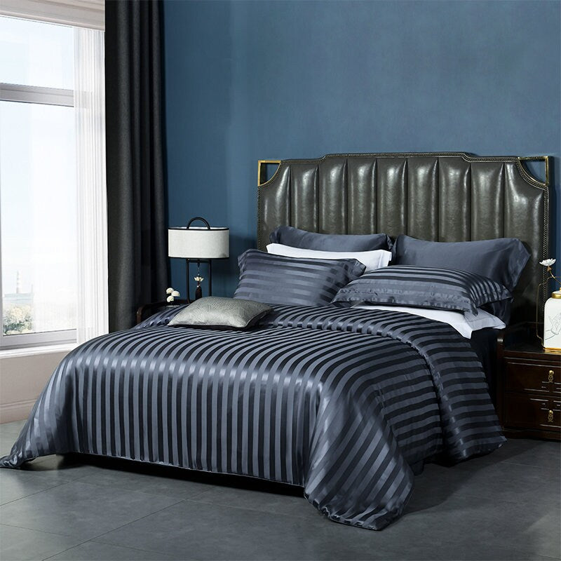 RUJU - 19 Momme Jacquard Silk Bedding Suite 4pcs