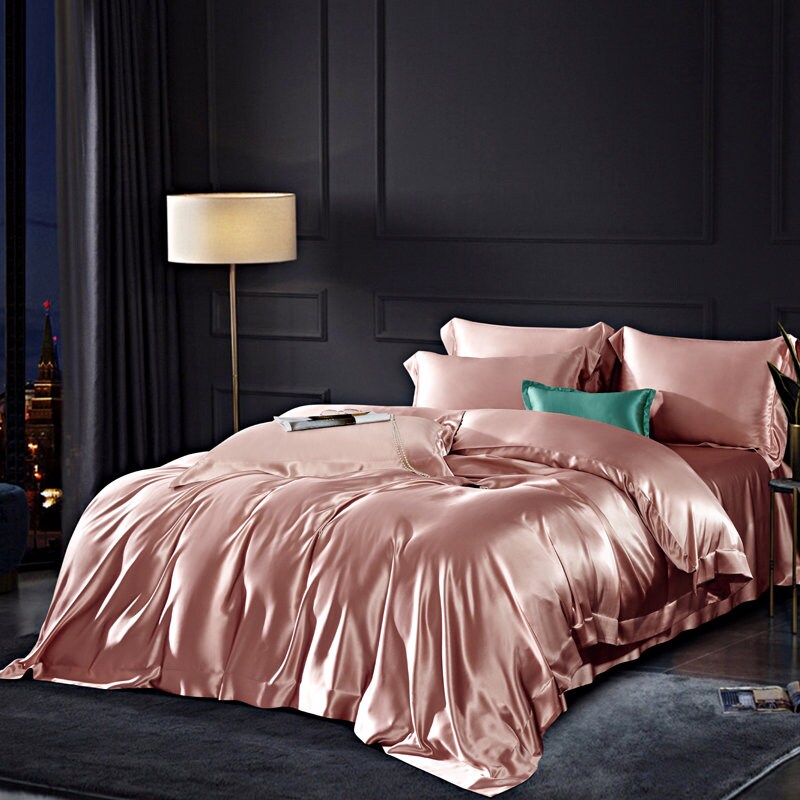 ANNA PINK - Silk Duvet Cover made in 30 Momme 100% Mulberry Silk