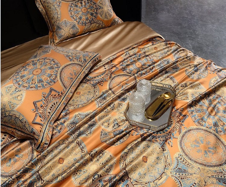 LADY LUCK  - 16 Momme 100% Silk Bedding 4pcs Suite