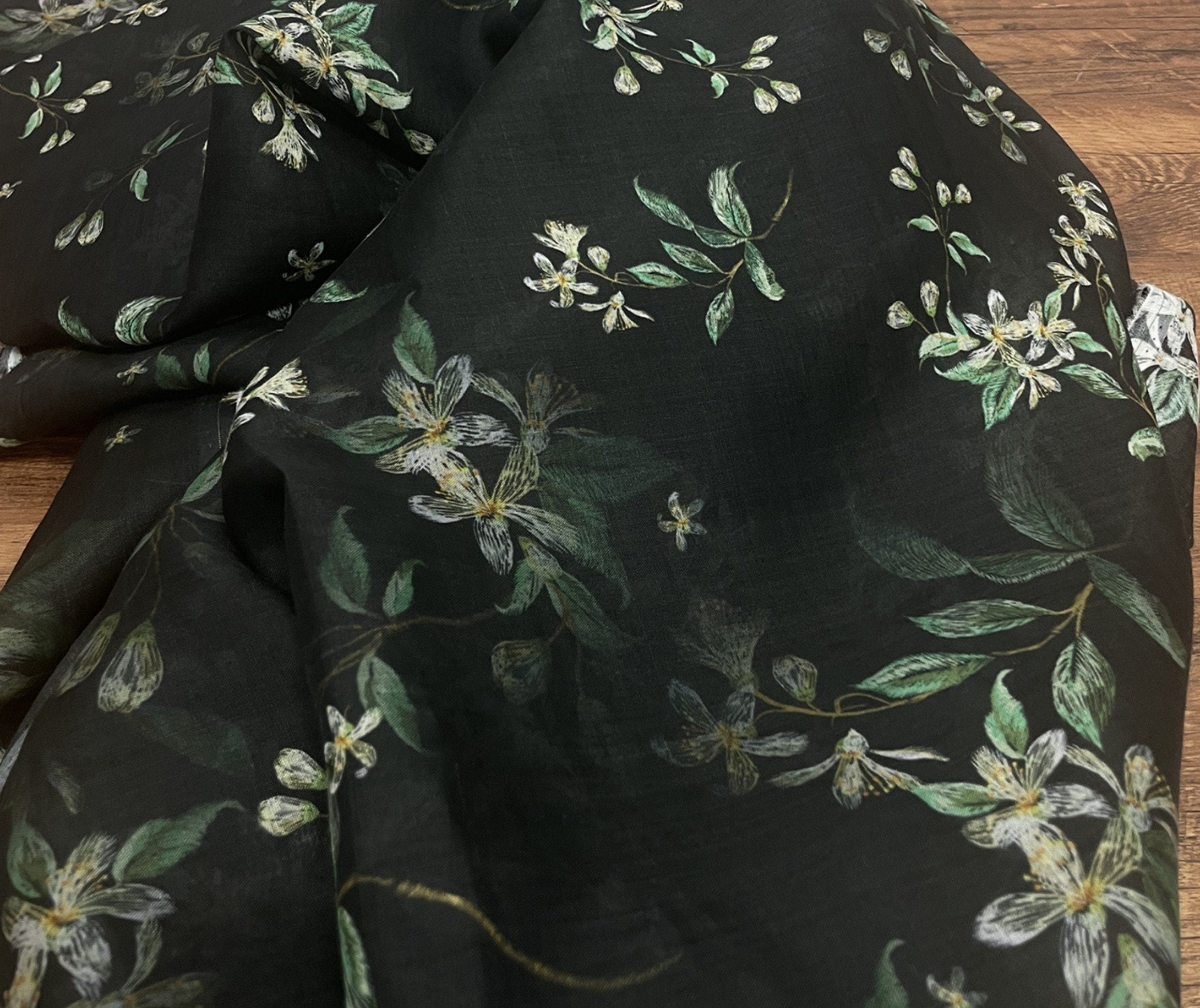 LIUNIAN - Digital Printing 42 Thread Count Ramie Fabric - 140cm wide by the Yard