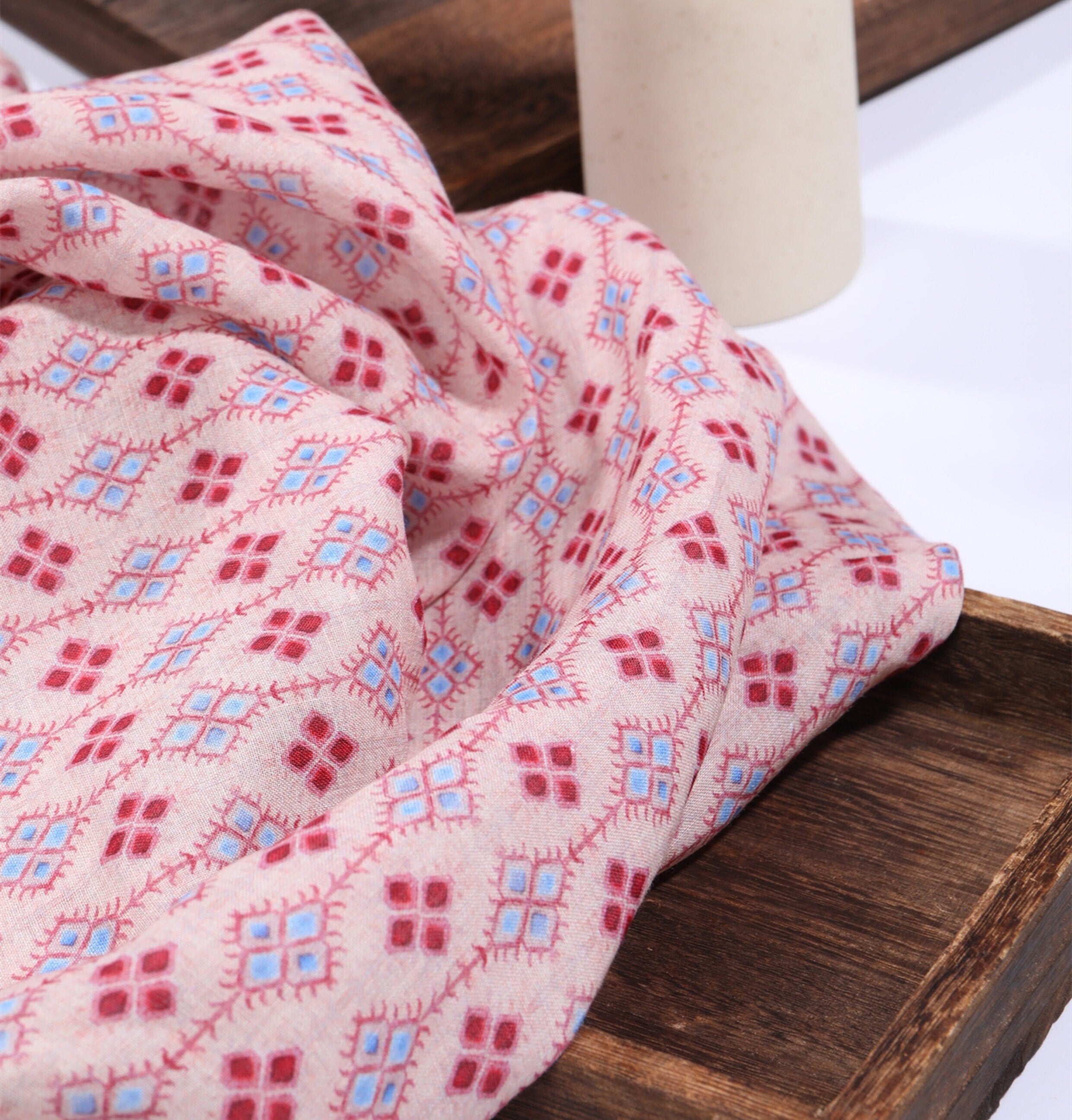 YINRONG - Digital Printing 42 Thread Count Ramie Fabric - 140cm wide by the Yard