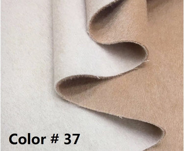 TUOHUAN - Double Sided Double Colors Alpaca Wool Fabric - 150cm wide by the Yard