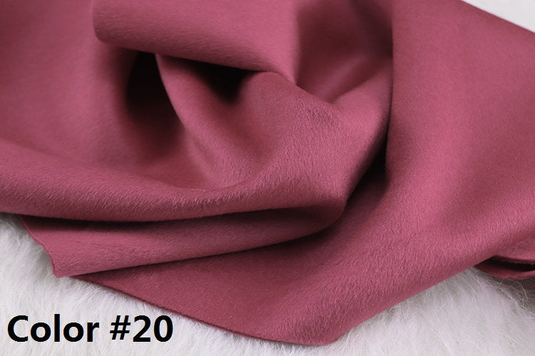 Color No. 11-20 Double Faced Alpaca Wool Fabric - 150cm wide by the Yard