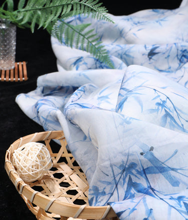 LANZHUYIN - Digital Printing 42 Thread Count Ramie Fabric - 140cm wide by the Yard