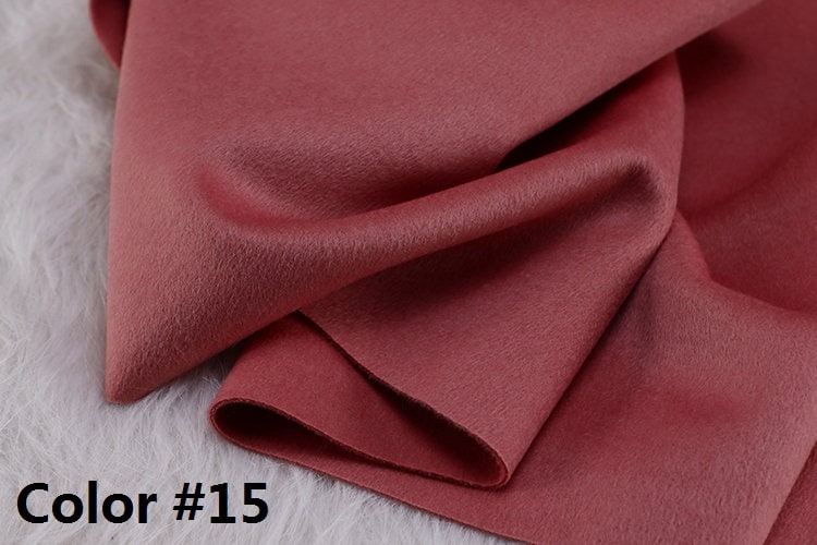 Color No. 11-20 Double Faced Alpaca Wool Fabric - 150cm wide by the Yard